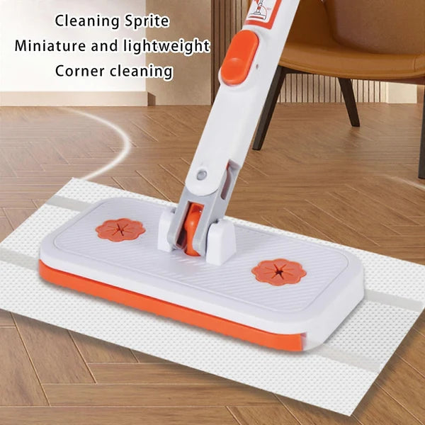 360 FlexiMop- Disposable Dust Mop Reusable Clip-On Cloth/Wipe