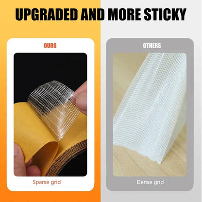 Strong Fiberglass Mesh Tape - Double Sided 5 meters (Pack of 2)