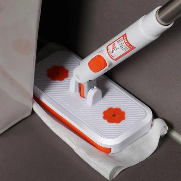 360 FlexiMop- Disposable Dust Mop Reusable Clip-On Cloth/Wipe