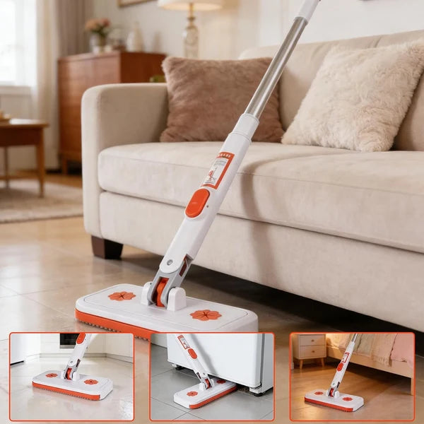 360 FlexiMop- Disposable Dust Mop Reusable Clip-On Cloth/Wipe