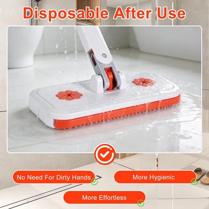 360 FlexiMop- Disposable Dust Mop Reusable Clip-On Cloth/Wipe