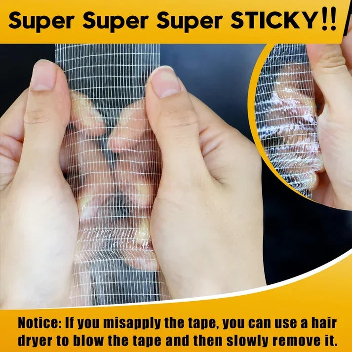 Strong Fiberglass Mesh Tape - Double Sided 5 meters (Pack of 2)