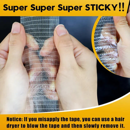 Strong Fiberglass Mesh Tape - Double Sided 5 meters (Pack of 2)