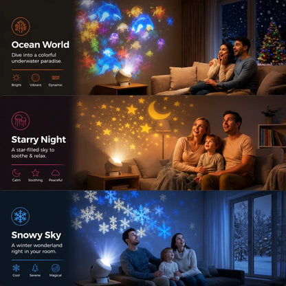 KidsFun™ Ocean LED Projector Night Light