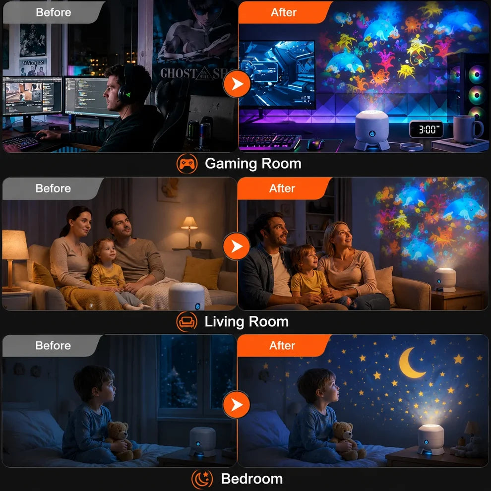 KidsFun™ Ocean LED Projector Night Light