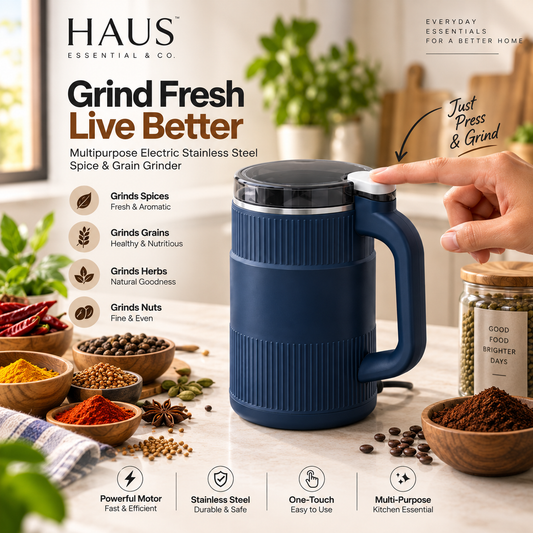 Multipurpose Electric Stainless Steel Spice & Grain Grinder