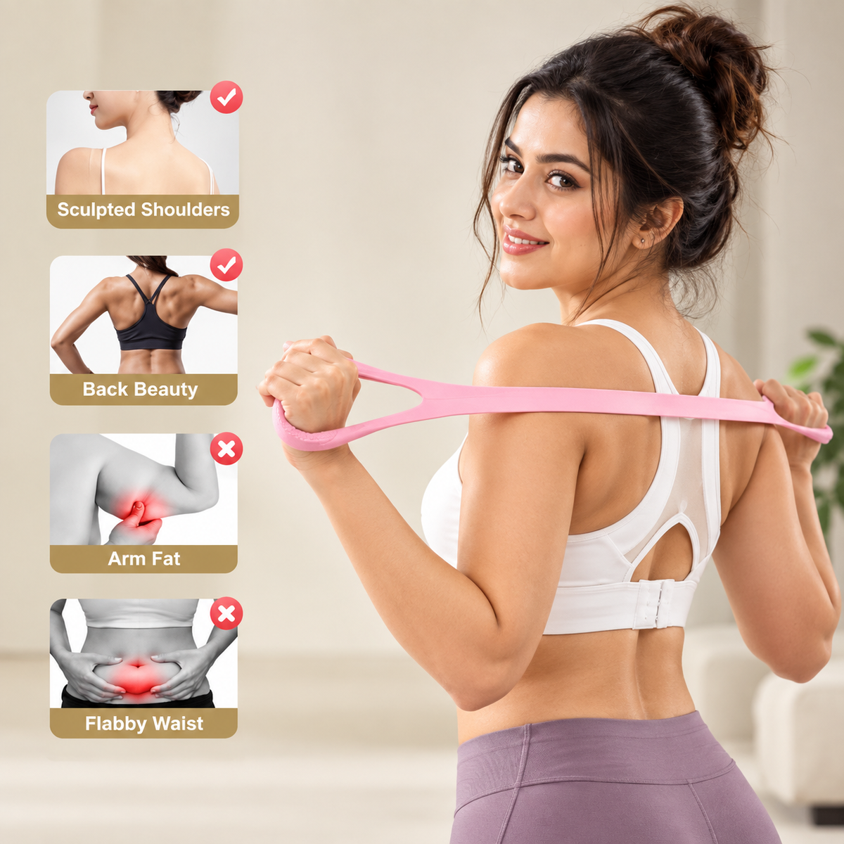 Figure 8 Workout Resistance Band for Yoga