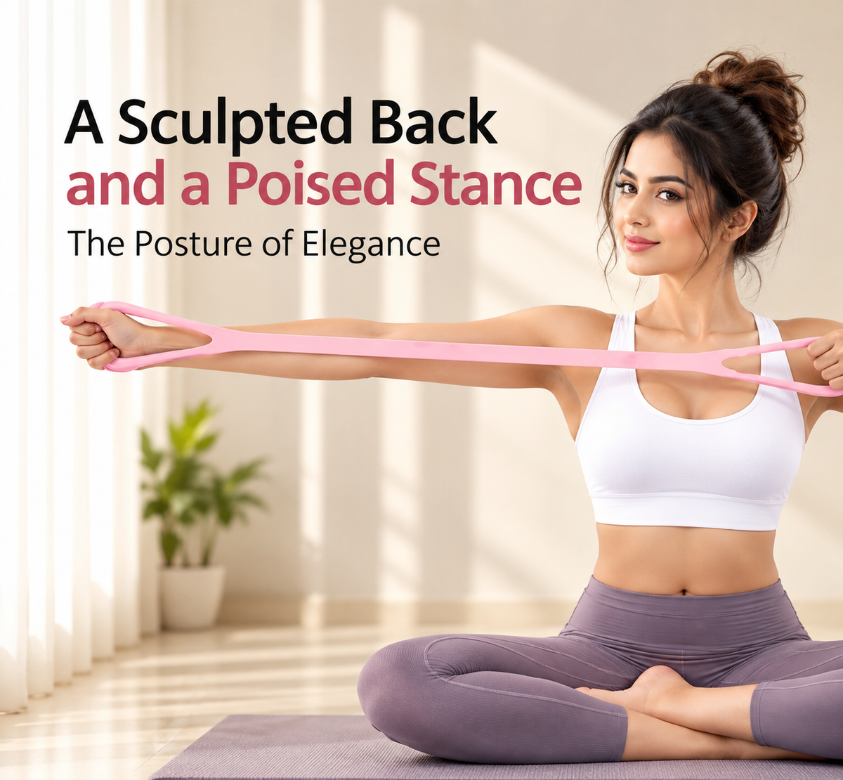 Figure 8 Workout Resistance Band for Yoga