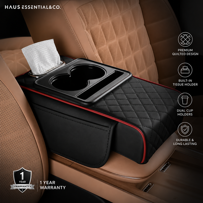 ComfyDrive™ 5 in 1 Universal Fit Car Armrest Console Cushion(1-Year Warranty)