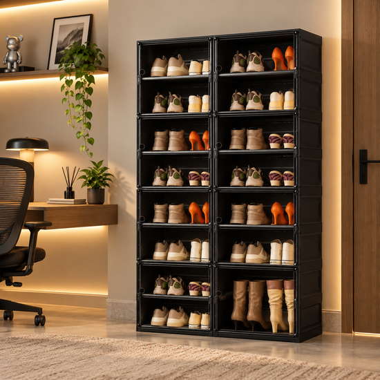 Premium Foldable Shoe Rack Shelf 8 Layer (1-Year Warranty) – Haus ...