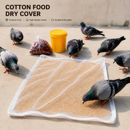 Zipper Cotton Food Drying Cloth with Protective Mesh Net